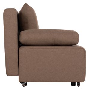Троен разтегателен диван KEND HM3313.04, светлокафява дамаска 188x85x82H см