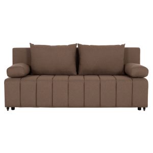 Троен разтегателен диван KEND HM3313.04, светлокафява дамаска 188x85x82H см