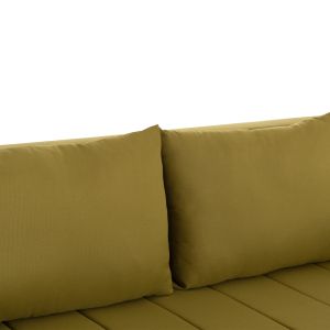 Троен разтегателен диван KEND HM3313.07, светлозелена дамаска 188x85x82H см