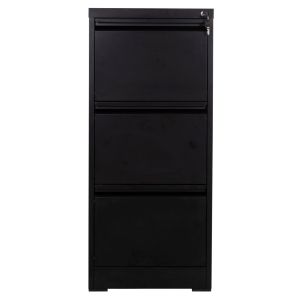 Комплект от 2 части офис шкафове Sider HM10995.01 черен метал