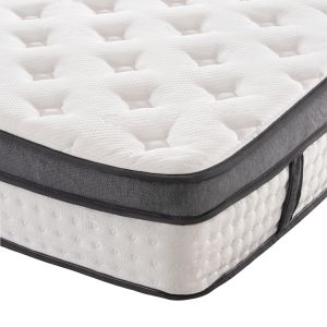 Легло с матрак и ракла ODELIA HM10806.02, кадифе в цвят пепел от рози, за матрак 160x200 см