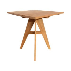 Маса Cadrada от тиково дърво в естествен нюанс 70x70x76см