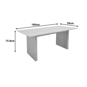 Маса Eleganza sonoma MDF 180x99x75.8см