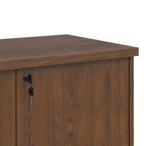 Нисък офис шкаф Fesialo венге 80x41x80см