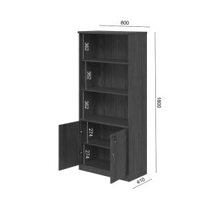 Офис библиотека Fesialo венге 80x40x180см