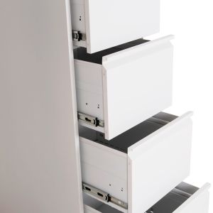 Офис шкаф Sider HM6637.02 бял метал 45.5X62X134ВСМ.