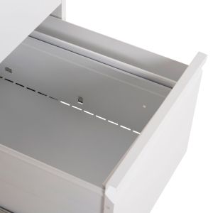 Офис шкаф Sider HM6637.02 бял метал 45.5X62X134ВСМ.