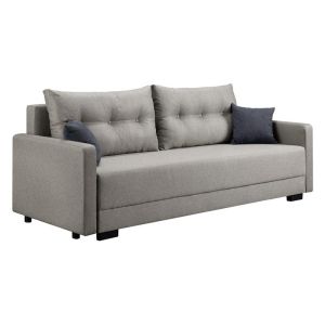 Разтегателен диван Enco сив 220X88X77СМ