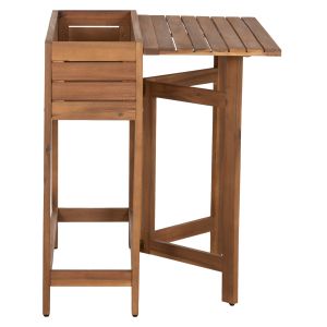 Рамка за саксия - сгъваема маса Floris HM6535 акациево дърво в натурален цвят 65X80X78ВСМ.