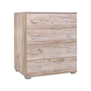 Скрин с чекмедже New Imperium 4F цвят сив дъб 90X44X106СМ