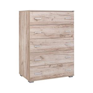 Скрин с чекмедже New Imperium 5F цвят сив дъб 90X44X127СМ