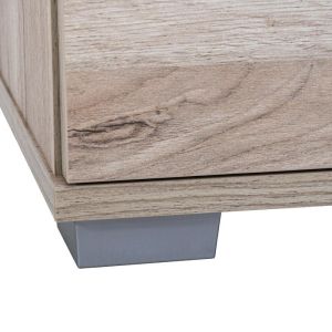 Скрин с чекмедже New Imperium 5F цвят сив дъб 90X44X127СМ