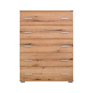 Скрин с чекмеджета New Imperium 5F, цвят дъб, 90X44X127 см