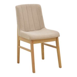 Стол Dalby бежов плат сонома каучуково дърво 50x45x85.5см