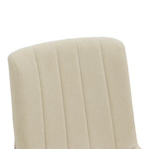 Стол Dalby екрю плат орех каучуково дърво 50x45x85.5см