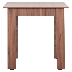 Трапезарна маса Kelvin HM2427.14 меламин в орех 80X80X77ВСМ.
