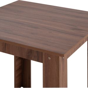Трапезарна маса Kelvin HM2427.14 меламин в орех 80X80X77ВСМ.