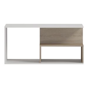 Холна маса Kelena sonoma-бяла 90x51x43см