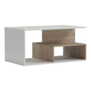 Холна маса Kelena sonoma-бяла 90x51x43см