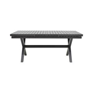 Комплект маса и столове Dagyn Vista 7 части антрацит алуминий 180-240x90x76см