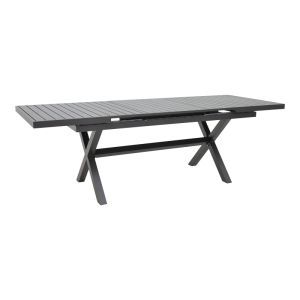 Комплект маса и столове Dagyn Vista 7 части антрацит алуминий 180-240x90x76см
