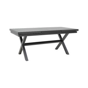 Комплект маса и столове Dagyn Vista 7 части антрацит алуминий 180-240x90x76см