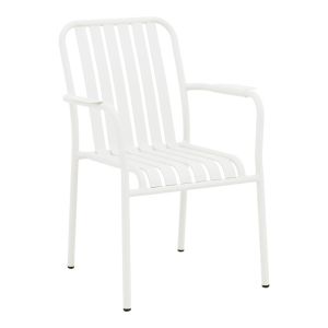 Комплект маса и столове Dagyn Vista 7 части бял алуминий 180-240x90x76см