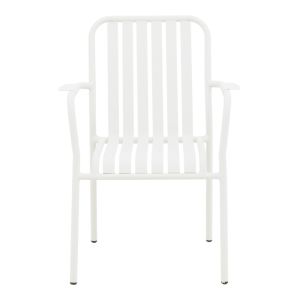 Комплект маса и столове Dagyn Vista 7 части бял алуминий 180-240x90x76см