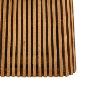 Разтегателна трапезарна маса Verlo HM18436 Mdf в естествен дървен цвят 120/150/180X90X75ВСМ.