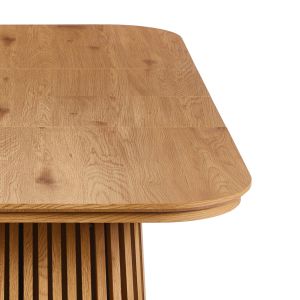 Разтегателна трапезарна маса Verlo HM18436 Mdf в естествен дървен цвят 120/150/180X90X75ВСМ.