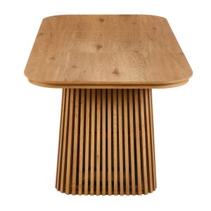 Разтегателна трапезарна маса Verlo HM18436 Mdf в естествен дървен цвят 120/150/180X90X75ВСМ.