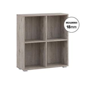 Библиотека/етажерка Smart 4P 18 цвят сив дъб 74X29X76 см