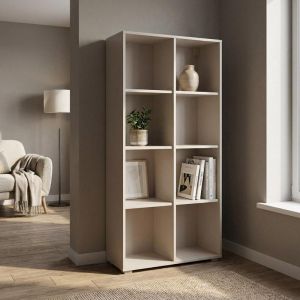 Библиотека/етажерка Smart 8P 18 цвят кашмир 74X29X146 см