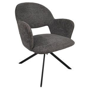 Въртящ се стол за хранене Gallo HM18475.01 сив плат - метални крака 59X61.5X86ВСМ.