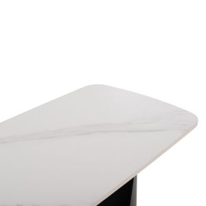 Конзолна серия Obsession SM18088.02 керамичен плот - черни метални крака 120X40X76ВСМ.