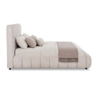 Легло King-size Bubble SM758.03 шенилен плат в светло бежово - за матрак 180X200СМ