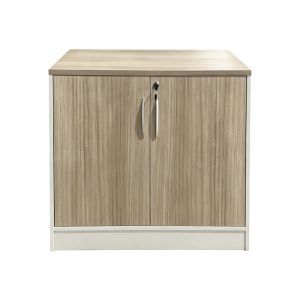 Нисък офис шкаф професионален Armadi в цвят дъб-беж 80x40x80см