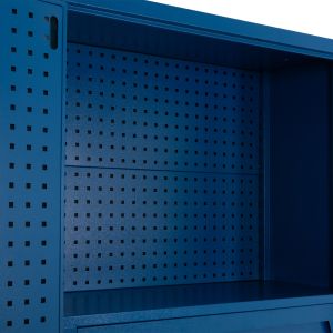 Професионален шкаф за съхранение Brute HM6639 метал в синьо 100X50X180ВСМ.