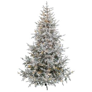 Светещо снежно кристално дръвче 270 см с 770 топли бели Led светлини с 8 програми