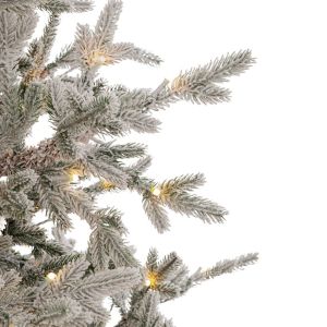 Светещо снежно кристално дръвче 270 см с 770 топли бели Led светлини с 8 програми