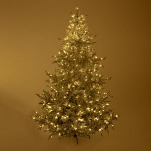 Светещо снежно кристално дръвче 270 см с 770 топли бели Led светлини с 8 програми