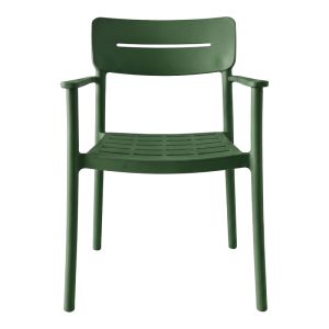 Стол Pilma тъмнозелен PP 57x54x82см