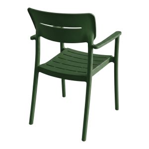 Стол Pilma тъмнозелен PP 57x54x82см