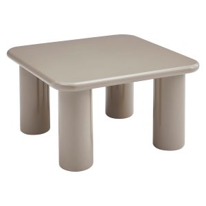 Холна маса Solna HM18453.05 Mdf в гланцов сиво-беж 80X80X45ВСМ.