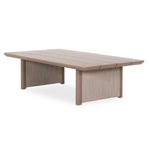 Холна маса Absolution SM6512.02 алуминиев и въже в бежово 140X82X40ВСМ