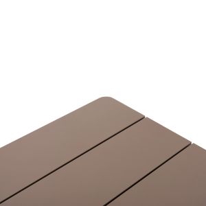 Холна маса Absolution SM6512.02 алуминиев и въже в бежово 140X82X40ВСМ