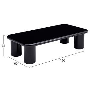 Холна маса Solna HM18454.02 Mdf в черен гланц 120X60X31ВСМ.