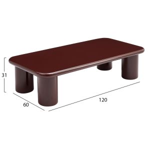 Холна маса Solna HM18454.06 Mdf в гланцово червено 120X60X31ВСМ.