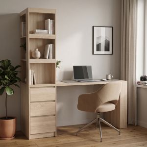 Бюро с етажерка Cliner Sonoma 140x50x180 см