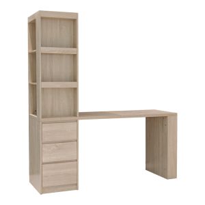 Бюро с етажерка Cliner Sonoma 140x50x180 см